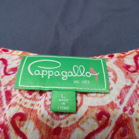 Papagallo Peplum Multi Color Top - Picture 14 of 15